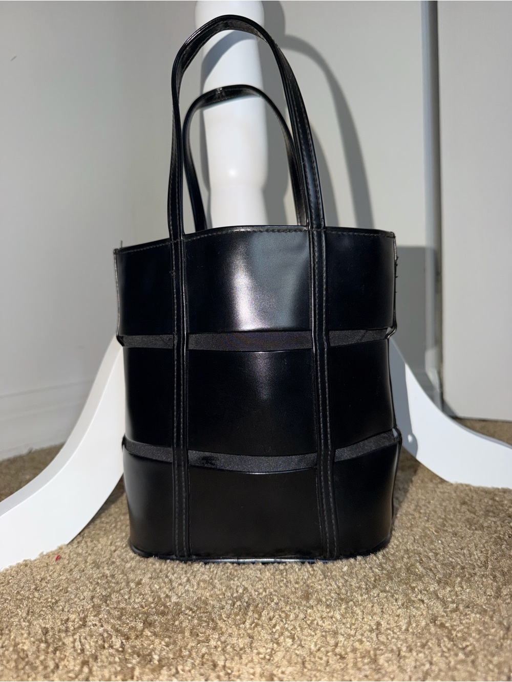 Victoria's Secret Black Structured Tote
